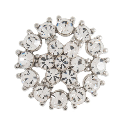 Diamante Crystal Shank Buttons Flower Bow Pearl 11mm to 24mm Pack of 5