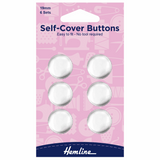 Round Metal Self Cover Buttons by Hemline - 11mm/ 15mm/ 19mm/ 22mm/ 29mm/ 38mm/