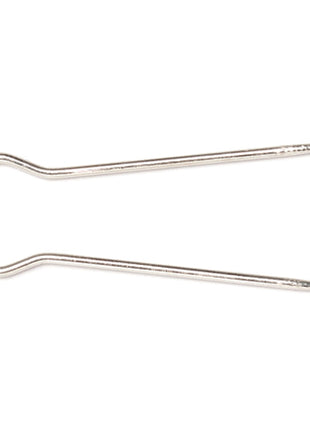 Prym 32mm double pointed loose cover pins for upholstery close up, Prym loose cover pins pack of 6 36 72 200 retail packaging layout, Double pointed upholstery pins holding fabric securely on a sofa armcap