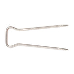 Double pointed cover pin on a white background