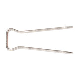 Double pointed cover pin on a white background