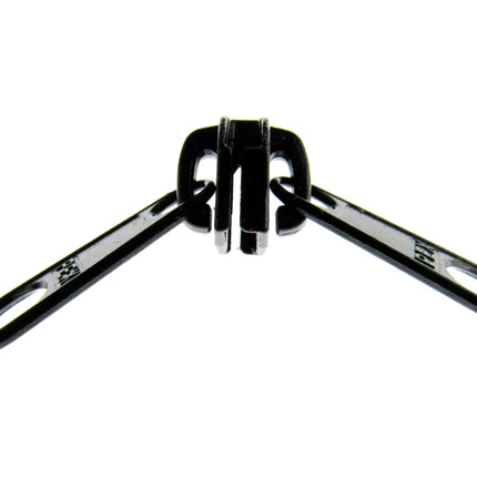 Continuous Nylon Zip Chain - 10m x 9mm - 4 Double & 4 Long Pull Non Lock Sliders - ThreadandTrimmings