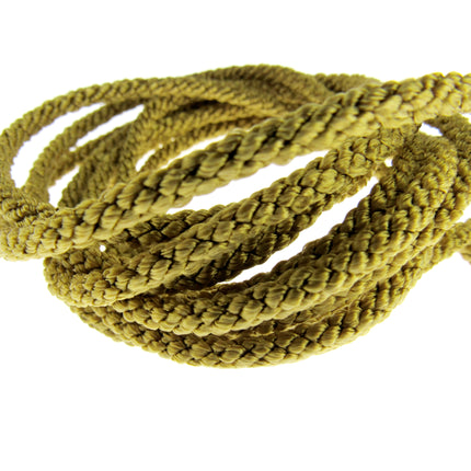 Rayon Braided Lacing Drawstring Cord by British Trimmings - Narrow 4mm Wide Cord - ThreadandTrimmings