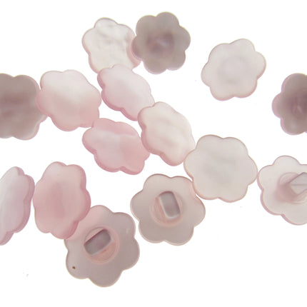Daisy Flower Shank Buttons Bright Pastel Colours Sewing Craft CP18 13-18mm