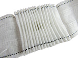 White Curtain Heading Tape Pencil Pleat - 55mm (2") Wide - Choice of Length CT50
