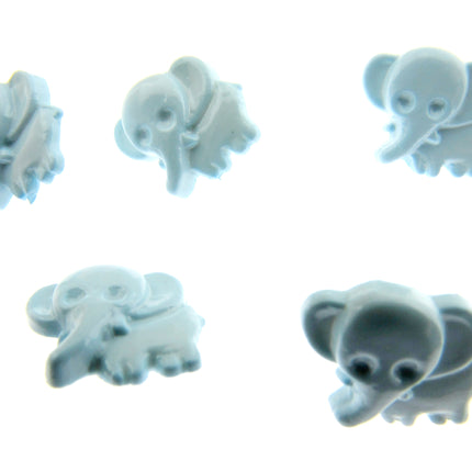 Baby Animal Elephant Buttons For Kids Knitted & Crochet Projects 15mm Shank CN38 - ThreadandTrimmings