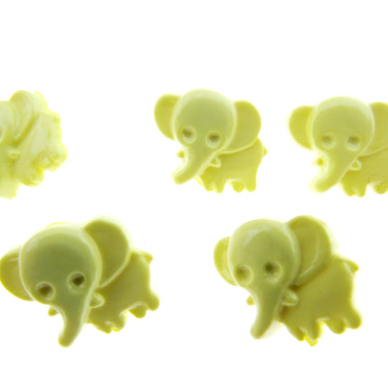 Baby Animal Elephant Buttons For Kids Knitted & Crochet Projects 15mm Shank CN38 - ThreadandTrimmings