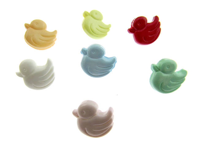 Bright Baby Duck Buttons For Kids Knitted & Crochet Projects 15mm Shank CN50 - ThreadandTrimmings