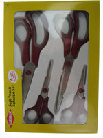 Scissor Set Suitable for Left or Right Handers - Kleiber Soft Touch 4-Piece Set - ThreadandTrimmings