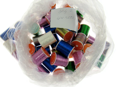 Metallic Embroidery Thread - Job Lot Clearance - Budget Metallic Thread - 2 Lots - ThreadandTrimmings