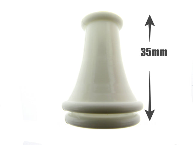 Bathroom Cord Pulls Curtain Cord Pulls - Strong Plastic Liberty Bell 35mm x 25mm - ThreadandTrimmings