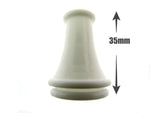 Bathroom Cord Pulls Curtain Cord Pulls - Strong Plastic Liberty Bell 35mm x 25mm - ThreadandTrimmings