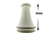 Cord Pulls - Curtain Cord Knobs - Strong Plastic Liberty Bell Pull - 35mm x 25mm