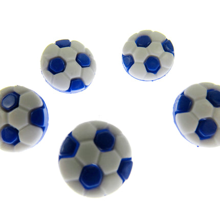 Round Football Soccer Sports Buttons Celtic Blues Villa Albion Arsenal 13mm - ThreadandTrimmings