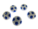 Round Football Buttons Celtic Blues Villa Albion Hammers Newcastle Everton 13mm