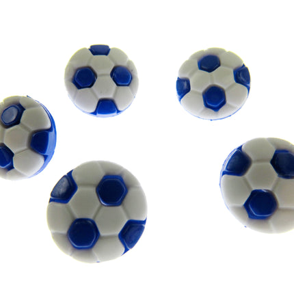 Round Football Soccer Sports Buttons Celtic Blues Villa Albion Arsenal 13mm - ThreadandTrimmings