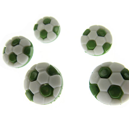 Round Football Soccer Sports Buttons Celtic Blues Villa Albion Arsenal 13mm - ThreadandTrimmings
