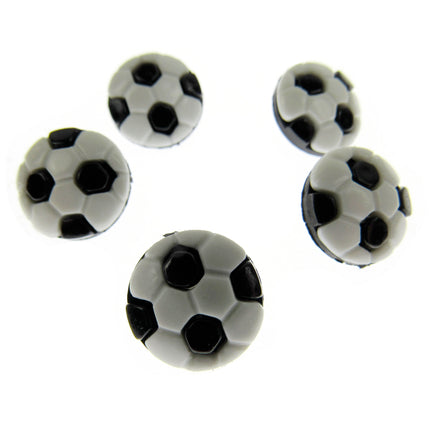 Round Football Soccer Sports Buttons Celtic Blues Villa Albion Arsenal 13mm - ThreadandTrimmings