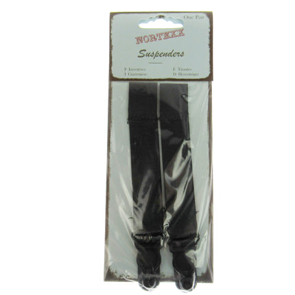 Sew On Suspenders in Black or White Price for a Pair 19mm NSS6
