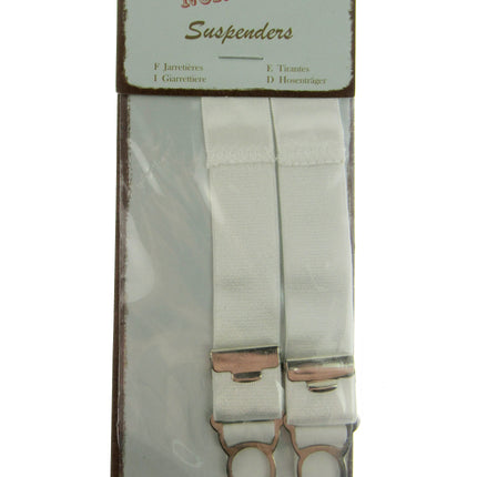 Lingerie Accessories White 20mm Adjustable Suspenders Component Pack NSS7