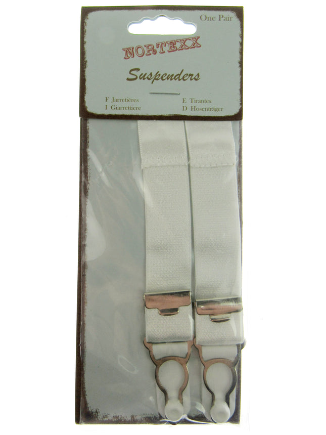 Lingerie Accessories White 20mm Adjustable Suspenders Component Pack NSS7