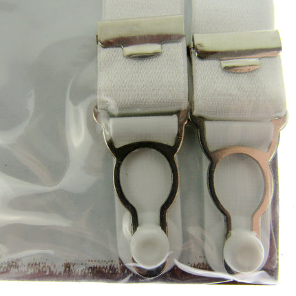 Lingerie Accessories White 20mm Adjustable Suspenders Component Pack NSS7