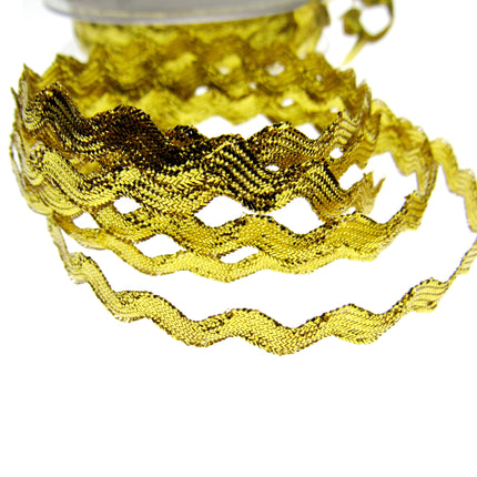 Ric Rac Ribbon Trimming Braid 6mm Wide 3m Lengths Rik Rak Braiding - ThreadandTrimmings