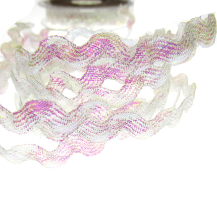 Ric Rac Ribbon Trimming Braid 6mm Wide 20m Roll Rik Rak Braiding - ThreadandTrimmings