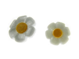 Round Flower Buttons - Daisy, Poppy, Forget Me Not & Sunflower Buttons 18mm/21mm