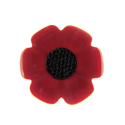 Round Flower Buttons Daisy Poppy Forget Me Not & Sunflower Buttons 18mm/21mm - ThreadandTrimmings