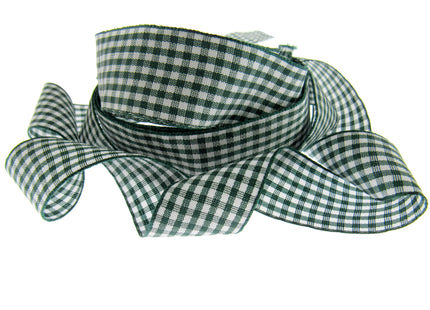 Gingham Ribbon - Choice of 14 Lovely Colours & 3 Sizes - 5mm, 10mm & 25mm - ThreadandTrimmings