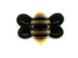 Bee Buttons - Black Wing Bee Buttons - 25mm Shank Buttons - By Wonder Button