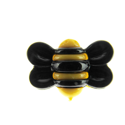 Bumble Bee Buttons Black Wing Bee Buttons 25mm Shank Buttons By Wonder Button