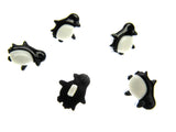 Penguin Buttons Children's Black & White Penguin Buttons 17mm CN21