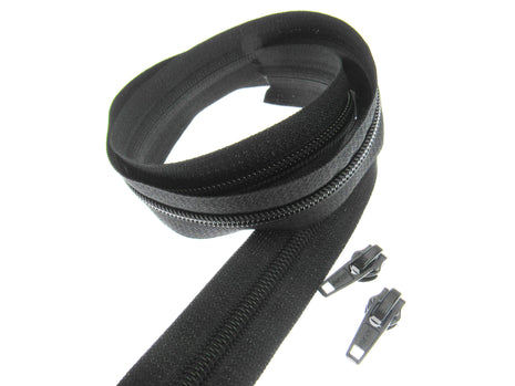 Continuous Zip Chain No.5 Weight with Sliders - Ideal for Upholstery & Cushions - ThreadandTrimmings