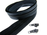 Continuous Nylon Zip Chain with Zip Sliders - No 3 or No 5 Weight