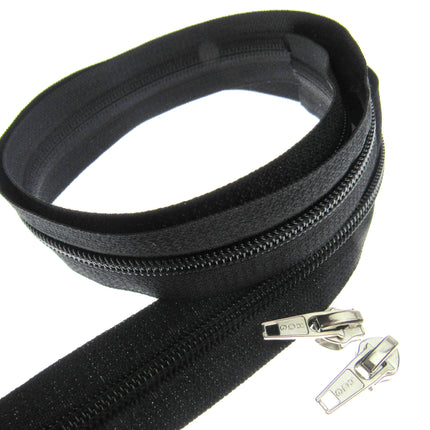 Continuous Zip Chain No.5 Weight with Sliders - Ideal for Upholstery & Cushions - ThreadandTrimmings