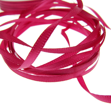 Thin Satin Ribbon - 10 Meter Lengths - Big Colour Range -3mm Double Faced Ribbon - ThreadandTrimmings