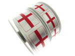 Berisford's  St Georges Cross Patriotic Satin Ribbon (Choose 25mm and 35mm)