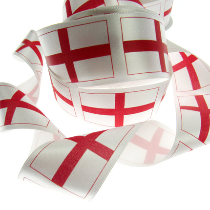 Flag Ribbon - Welsh Dragon, St George, St Andrews, Irish Tri by Berisfords - ThreadandTrimmings