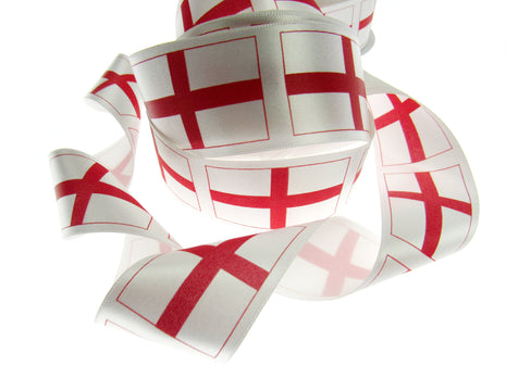 Flag Ribbon - Welsh Dragon, St George, St Andrews, Irish Tri by Berisfords - ThreadandTrimmings