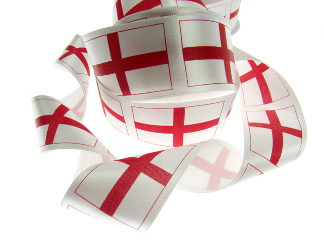 Flag Ribbon - Welsh Dragon, St George, St Andrews, Irish Tri by Berisfords - ThreadandTrimmings
