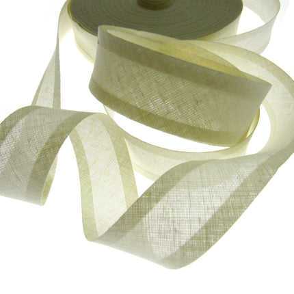 Cotton Bias Binding Bunting Tape - 25mm Wide - 5 x Meters - 100% Cotton - ThreadandTrimmings