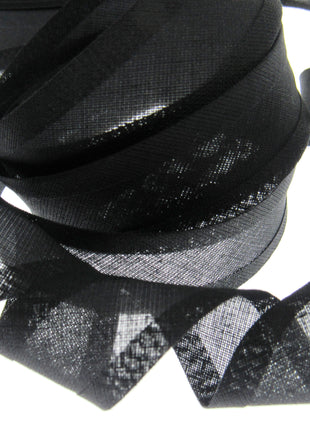 Cotton Bias Binding Bunting Tape - 25mm Wide - 5 x Meters - 100% Cotton - ThreadandTrimmings