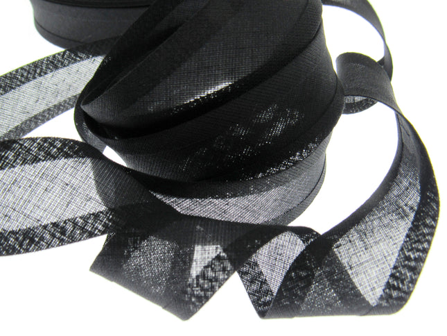 Cotton Bias Binding Bunting Tape - 25mm Wide - 5 x Meters - 100% Cotton - ThreadandTrimmings