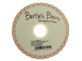 Wedding Ribbon  "To Love & To Cherish" with Heart by Berties Bows x 3m BTB146