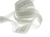 Curtain Header Tape - White Polyester Pencil Pleat Tape -25mm (1") Wide CT25100P - ThreadandTrimmings