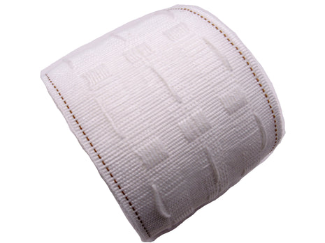 Curtain Tape - Economy - 75mm (3") Wide - 100m Roll - With Red Sewing Line CT759 - ThreadandTrimmings