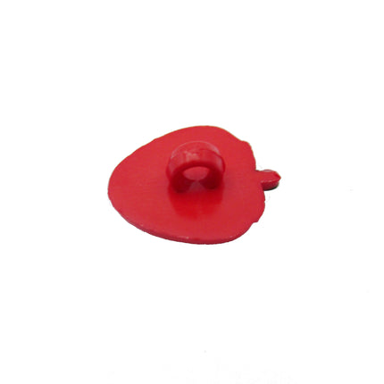 Strawberry Baby Fruit Buttons with Shank and Hand Painted Detail 15mm CN6 - ThreadandTrimmings
