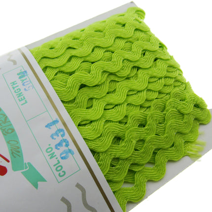 Ric Rac Ribbon Braid 6mm Wide 3m Cut Trimming 23 Colours Rik Rak Sewing